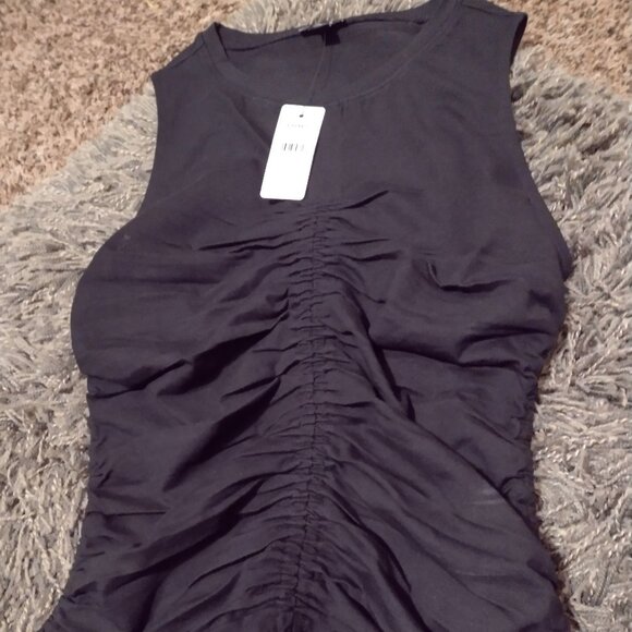Express Black Stretch Sleeveless Top - Picture 1 of 8